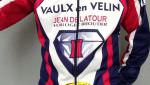 Veste cycliste thermique,club lyon/vaulx en v