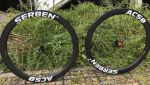 Roues serben' carbone à pneus