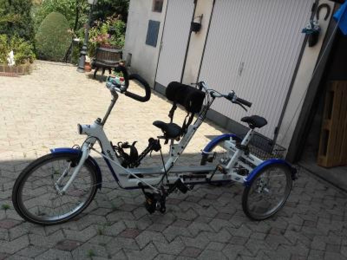 Vélo Tandem Tricycle Capitaine Duo