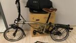 VAE vélo électrique Brompton pliable H6LF de 2019
